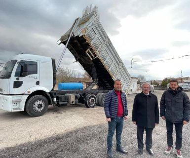 Belediyemiz araç envanterine 1 adet damperli kamyon temin edilerek araç filomuz dahada güçlendirildi.