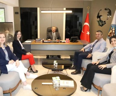 MBA Okulları Kapadokya Yerleşkesi Müdürü Sn. Özge Mollaoğlu ve Yönetim Kadrosu Başkanımızı Ziyaret Etti