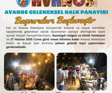 “Avanos Geleneksel Halk Panayırı” başlıyor!