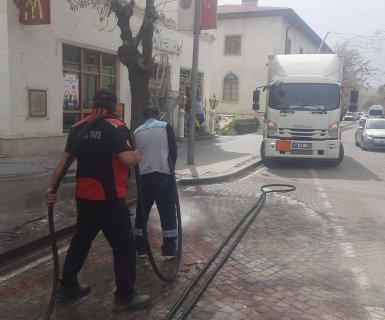 Ramazan Bayramı Öncesi Avanos'un Genelinde Temizlik Çalışması Gerçekleştirildi.