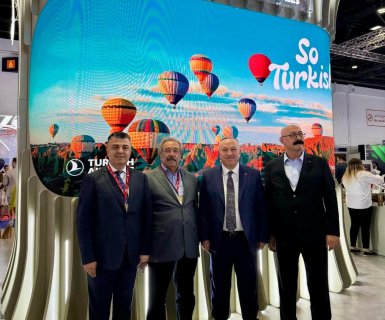 Belediye Başkanımız Sayın Mustafa Kenan Sarıtaş ilçemizin tarihi zenginliklerini, kültürel değerlerini ve el sanatlarını tanıtmak üzere ATM Dubai 2025 Fuarı'na katılım sağladı.