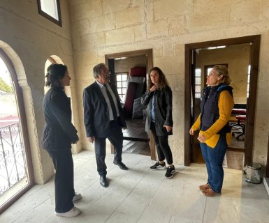 Belediye Başkanımız Sayın Mustafa Kenan Sarıtaş, Terra Kapadokya Kadın Kooperatifi’ni ziyaret etti.