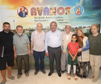 Körükçü ve Lök ailelerinden Abdullah Körükçü ile Ali ve Nuh Lök aileleri, Belediye Başkanımızı ziyaret ettiler