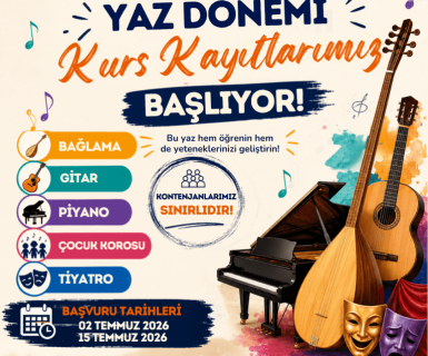YAZ DÖNEMİ KURS KAYITLARI BAŞLIYOR!