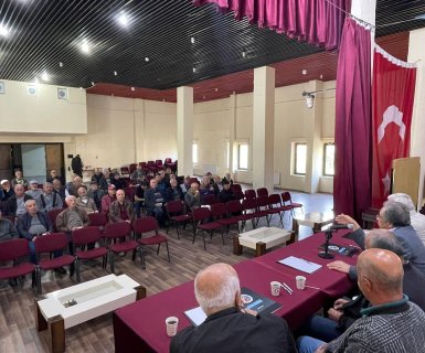 Köybağı Kapalı Sistem Sulama Derneği Toplantısı Gerçekleştirildi