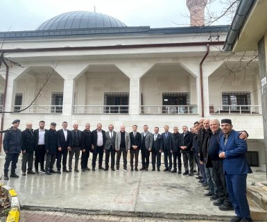 TADİLATI TAMAMLANAN ÖZKONAK HALİL AĞA CAMİİ İBADETE AÇILDI