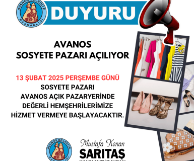 Avanos Sosyete Pazarı Açık Pazar Yerinde Hizmet Vermeye Başlıyor