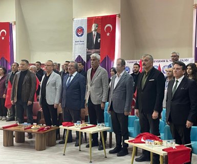 Belediye Başkanımız Sayın Mustafa Kenan Sarıtaş, Türk Sağlık-Sen Türkiye Sağlık ve Sosyal Hizmetleri Kamu Görevlileri Sendikası Nevşehir Şube Başkanlığı’nın 8. Olağan Genel Kuruluna katıldı.