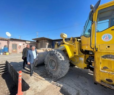 Belediye Başkanımız Sn. Mustafa Kenan Sarıtaş, Belediye İş Ocakları, Garaj, Atölye ve iş sahalarında incelemelerde bulundu.