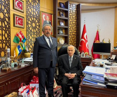 Belediye Başkanımız Sayın Mustafa Kenan Sarıtaş, MHP Genel Başkanı Sayın Devlet Bahçeli’yi ziyaret etti.