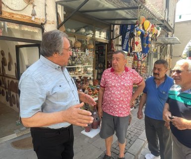 Belediye Başkanımız Sn Mustafa Kenan Sarıtaş, Esnaflarımızı Ziyaret Etti