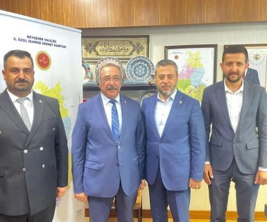 Belediye Başkanımız, Nevşehir Milletvekilimiz Süleyman Özgün’ü Türkiye Büyük Millet Meclisinde makamında ziyaret etti.