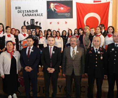 18 Mart Şehitleri Anma Günü ve Çanakkale Deniz Zaferi anma programı düzenlendi.