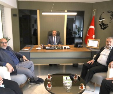 TÜRK KIZILAY İL MERKEZİ BAŞKANI ERCAN CİVELEK'TEN BELEDİYE BAŞKANIMIZ SN. MUSTAFA KENAN SARITAŞ’A HAYIRLI OLSUN ZİYARETİ.