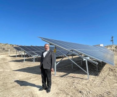 Köybağı Değirmenbaşı su kuyularımızın enerji ihtiyacını karşılamak amacıyla kurulumuna başlanan güneş enerji panellerinin montaj çalışmaları tamamlanıyor.