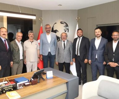 Türk Eğitim Sen Nevşehir Şube Başkanı, Belediye Başkanımızı Ziyaret Etti