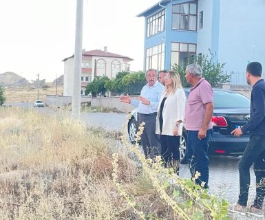 Mhp Nevşehir Milletvekilimiz ve Grup Başkanvekili Prof. Dr. Filiz Kılıç ve Belediye Başkanımız ilçemizde yapılacak 2 adet eğitim tesis alanını yerinde inceledi.