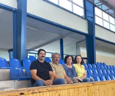 Belediye Başkanımız Veteranlar Badminton Müsabakasına sporculara destek için izleyici olarak katıldı.