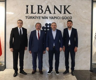 Belediye Başkanımız Sayın Mustafa Kenan Sarıtaş, Belediye Meclis Üyemiz Sayın Av. Vedat Elma ile birlikte, İller Bankası Genel Müdürü Sayın Recep Türk ve İller Bankası Genel Müdür Yardımcısı Sayın Doç. Dr. Fuat Uzun’u ziyaret ederek, Avanos’umuzun su soru