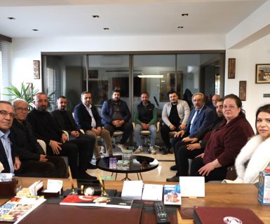 Nevşehir Şoförler ve Otomobilciler Odası Başkan Adayı Sayın İsmail Ördü ve heyeti Belediye Başkanımız Sayın Mustafa Kenan Sarıtaş’ı ziyaret etti.