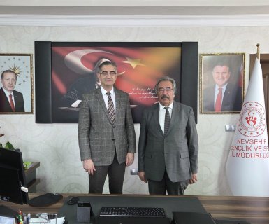 Belediye Başkanımız Sayın Mustafa Kenan Sarıtaş, Nevşehir İl Gençlik ve Spor Müdürlüğü görevine atanan Sayın Mustafa Hakan Keskin’i ziyaret ederek hayırlı olsun dileklerini iletti.