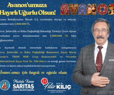 Avanos'umuza Değerli Kazanımlar Elde Edildi