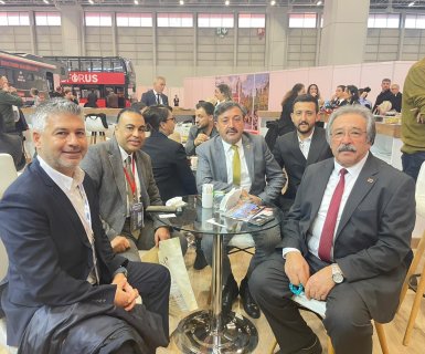 DOF ROBOTİK GENEL MÜDÜRÜ EMITT FUARI’NDA BELEDİYE BAŞKANIMIZ İLE BİR ARAYA GELDİ