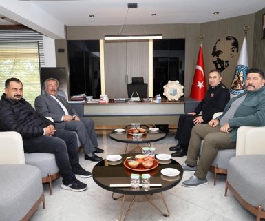 Nevşehir JAKEM Komutanı Sayın Jandarma Albay Hüseyin Fırat, Belediye Başkanımız Sayın Mustafa Kenan Sarıtaş’a iadeyi ziyarette bulundu.