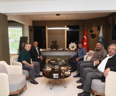 YENİFAKILI BELEDİYE BAŞKANI SAYIN SAYİM DAĞ, BELEDİYE BAŞKANIMIZI ZİYARET ETTİ