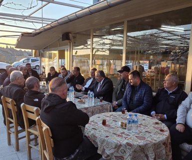 BELEDİYE BAŞKANIMIZ SAYIN MUSTAFA KENAN SARITAŞ ÇAVUŞİN’DE VATANDAŞLARLA BİR ARAYA GELDİ