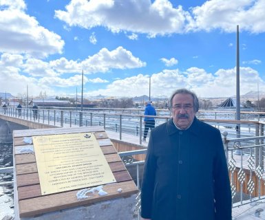 Tarihi Taşköprü’de Aydınlatma Çalışmaları Devam Ediyor