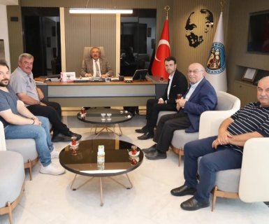 Sulusaray Belediye Başkanı Sn. Fatih Kalkan, Başkanımızı Ziyaret Etti