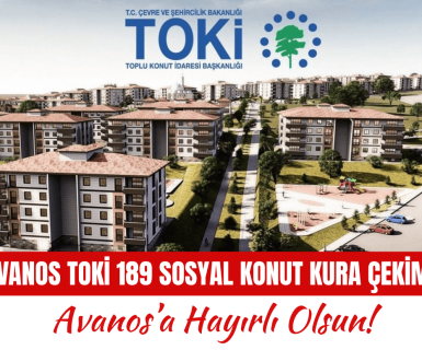 AVANOS TOKİ 189 SOSYAL KONUT KURA ÇEKİMİ