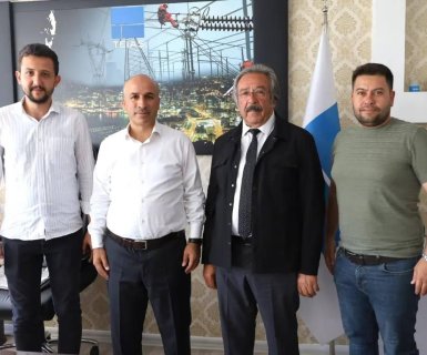 Belediye Başkanımız, TEİAŞ Kayseri Bölge Müdürü Sn. İhsan Kılıçoğlu'nu makamında ziyaret etti.