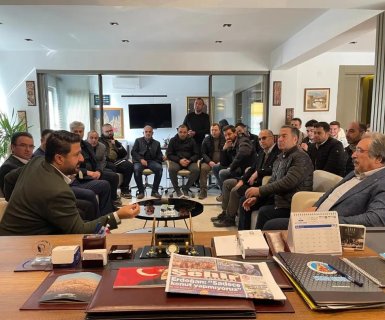 Ak Parti Nevşehir Milletvekili Emre Çalışkan Belediyemizi ziyaret etti.