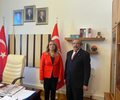 Belediye Başkanımız Sn. Mustafa Kenan Sarıtaş, TBMM MHP Grup Başkanvekili ve Nevşehir Milletvekilimiz Sn. Prof. Dr. Filiz Kılıç hanımefendiyi, TBMM’deki odalarında ziyaret etti.