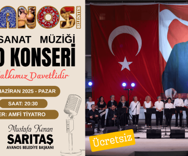 Amatör Türk Sanat Müziği Koro Konserimize Tüm Halkımız Davetlidir