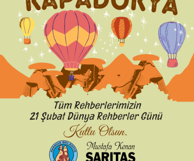 Tüm rehberlerimizin 21 Şubat "Dünya Rehberler Günü" kutlu olsun.