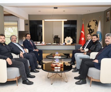Avanos Cumhuriyet Başsavcımız Sayın Hasan Aydın ve Savcımız Sayın Yasin Açıkgöz, Belediye Başkanımız Sayın Mustafa Kenan Sarıtaş’ı ziyaret ettiler.