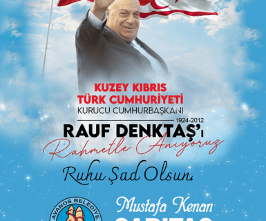 Kuzey Kıbrıs Türk Cumhuriyeti Kurucu Cumhurbaşkanı Rauf Raif Denktaş'ı vefatının 14. yıl dönümü