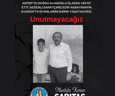 Türk müziğinin efsanevi ismi, değerli sanatçımız Edip Akbayram’ın vefatını derin bir üzüntüyle öğrenmiş bulunmaktayız.