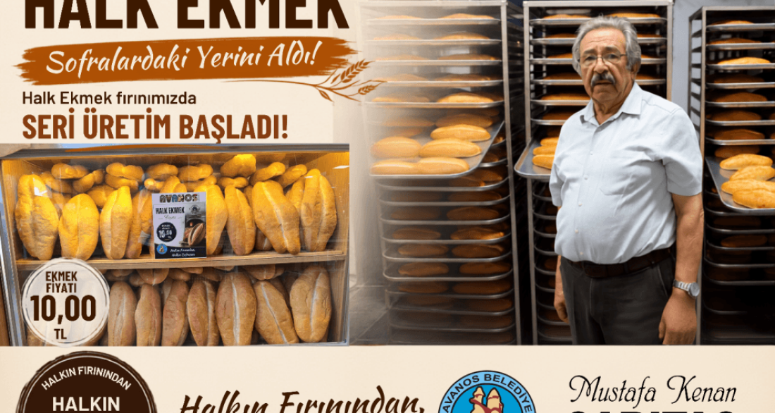 VATANDAŞLARIMIZA DUYURULUR: AVANOS BELEDİYESİ HALK EKMEK SOFRALARDAKİ YERİNİ ALDI