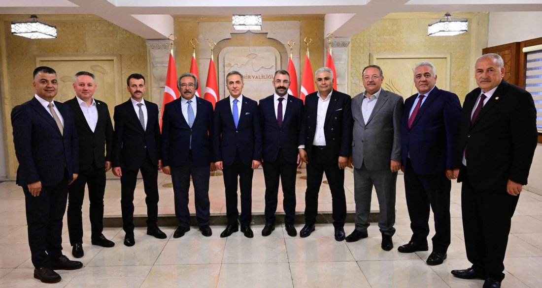 BELEDİYE BAŞKANIMIZDAN NEVŞEHİR VALİMİZE HAYIRLI OLSUN ZİYARETİ