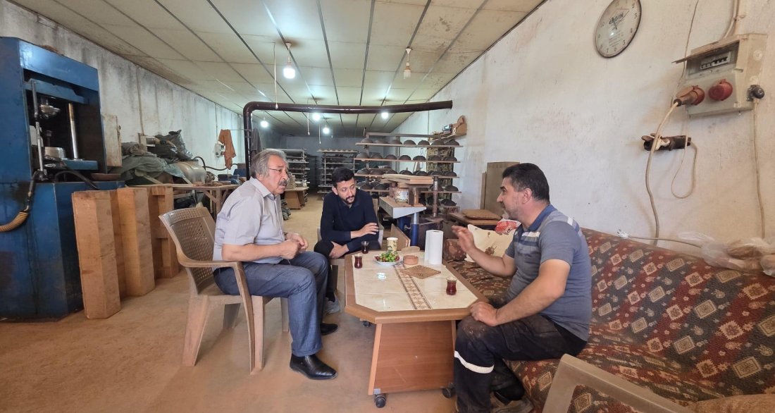 BELEDİYE BAŞKANIMIZ SANAYİ ESNAFINI ZİYARET ETTİ
