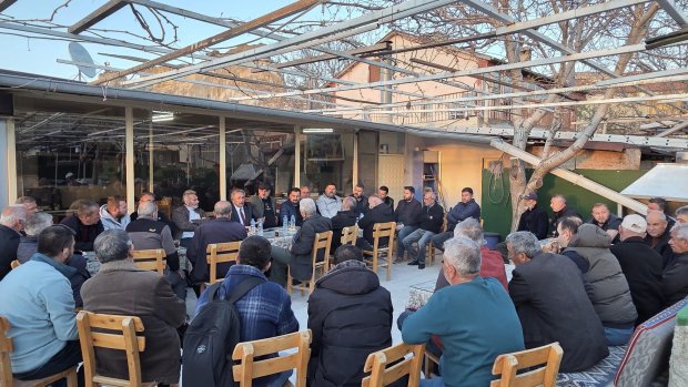 BELEDİYE BAŞKANIMIZ SAYIN MUSTAFA KENAN SARITAŞ ÇAVUŞİN’DE VATANDAŞLARLA BİR ARAYA GELDİ