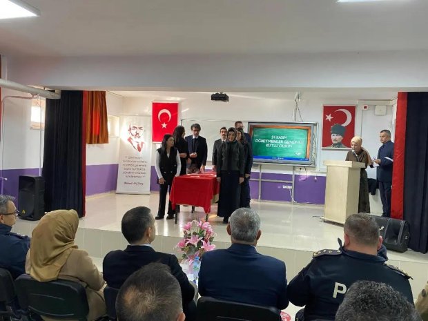 Başkan Yardımcısı Adnan Karadağ, 24 Kasım Öğretmenler Günü Kutlama Programına Katıldı.