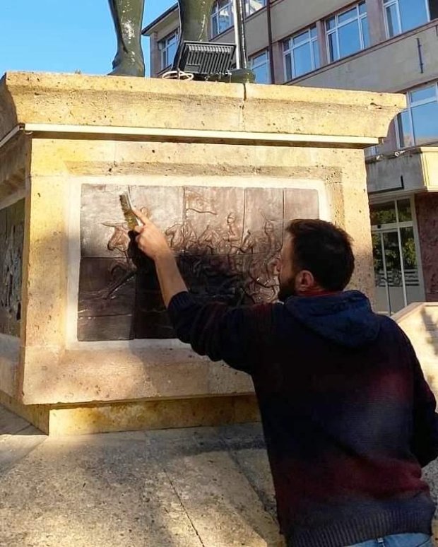 Atatürk Anıtımızın Bakım ve Onarımı Yapıldı