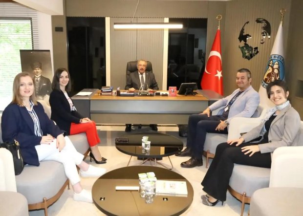MBA Okulları Kapadokya Yerleşkesi Müdürü Sn. Özge Mollaoğlu ve Yönetim Kadrosu Başkanımızı Ziyaret Etti