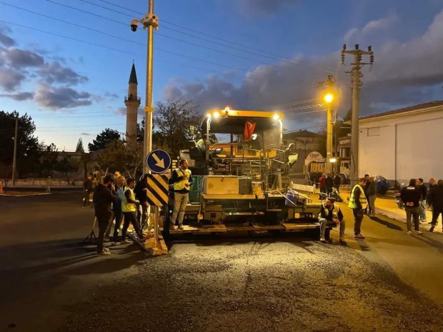 Orta Mahalle Atatürk Caddesinde Asfalt Çalışması Tamamlandı