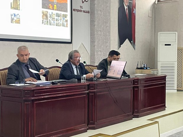 Kapadokya Turizm Bölgesi Altyapı Hizmet Birliği 2025 Yılı Kasım Ayı Olağan Meclis Toplantısı, Belediye Başkanımız Sayın Mustafa Kenan Sarıtaş’ın meclis başkanlığında gerçekleştirildi.